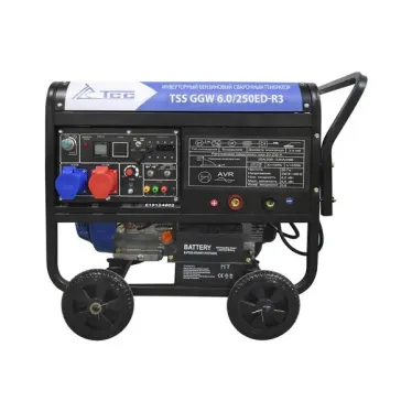 Генератор бензиновый сварочный инверторный TSS GGW 6.0/250ED-R3