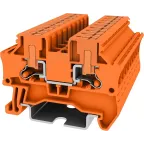                  Клемма TP 1-1 проходная с боковой вводом провода .Push-in, сечение 4 мм. кв., оранжевая
               