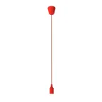 Светильник подвесной под лампу 1хE27 AC 220В Красный IP20 1000х40х94мм Пластик Decor Gauss