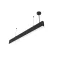Cветильник cветодиодный Angusta High 1009х35х90мм подвесной 21 Вт 4000 К IP40 RAL9005 черный муар с рассеивателем опал