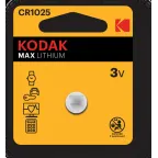 Батарейка CR1025-1BL MAX Lithium (60/240/50400)