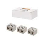                  Керамический блок зажимов 50 Ампер 2 пары контактов с крепежным отверстием  | SQ0531-0509 | TDM
               