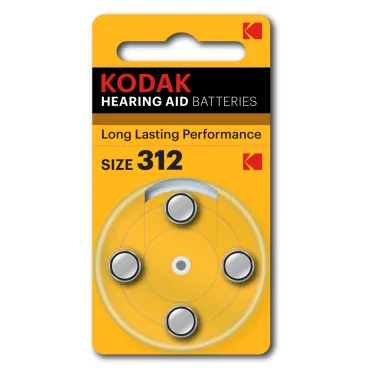Батарейка ZA312-4BL [KZA312-4] MAX Hearing Aid (40/400/32000)