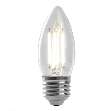 Лампа светодиодная LED 7вт Е27 дневной свеча FILAMENT