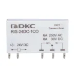 Реле миниатюрное ультратонкое, 1CO, ком. ток 6А, AgSnO, напряжение 48V DC