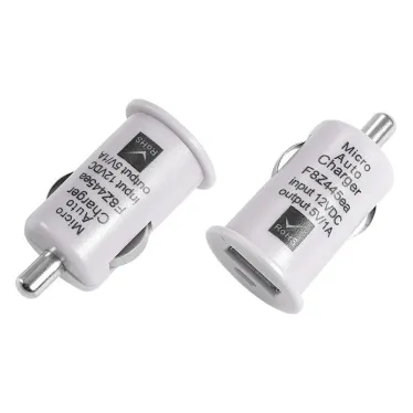 Автозарядка в прикуриватель USB (АЗУ) (5 V, 1000 mA) белая | 18-1921 | REXANT