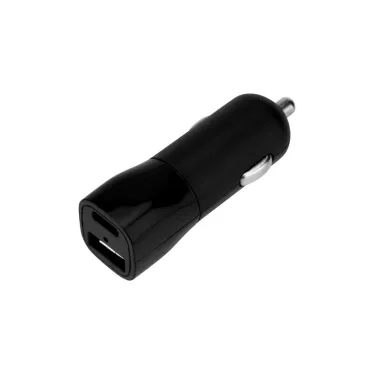 Зарядное устройство в прикуриватель USB x Type-C, 18W, с Quick charge, черное | 16-0292 | Rexant