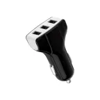 Зарядное устройство в прикуриватель 3 x USB, 1000mA, черное | 16-0291 | Rexant