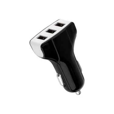 Зарядное устройство в прикуриватель 3 x USB, 1000mA, черное | 16-0291 | Rexant