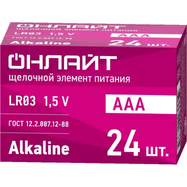 Батарейка OBT-ALK-LR03-BOX24