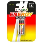                  Батарейка щелочная (алкалиновая) LR1-1BL Б/т | Б0029643 | ТРОФИ
               