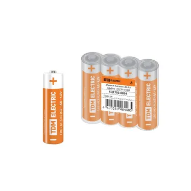 Элемент питания LR6 AA Alkaline 1,5V SR-4 | SQ1702-0034 | TDM