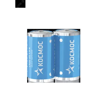 Батарейка LR20 (D) 1.5V Alkaline 2S в шринке,