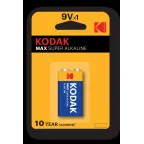 Батарейка 6LR61-1BL MAX SUPER Alkaline [K9V-1] (10/200/6000)