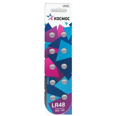 Батарейка G5 (L754/LR48/193/393) 1.5V Alkaline 10BL