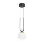                  Светильник SP-BEADS-HANG-U-R130-10W Day4000 (BK-GD, 275 deg, 230V) (, IP20 Металл, 5 лет)
               