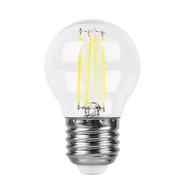 Лампа светодиодная LED 7вт Е27 дневной шар FILAMENT