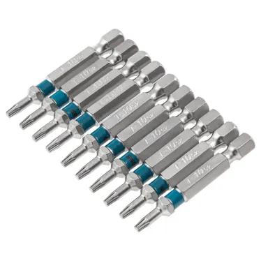 Набор бит TORX 10х50, сталь S2, 10 шт.