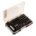                 Набор бит с магнитным держателем, CrV, 61 шт.
               