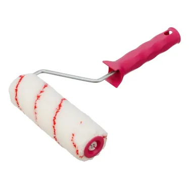 Валик в сборе НЕЙЛОН, 180 мм, ворс 9 мм, D 36 мм, D ручки 6 мм