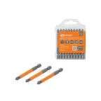 Набор бит PH2x70, односторонних, сталь CrV, Е 1/4", 10 шт., «Гранит»  | SQ1019-0345 | TDM