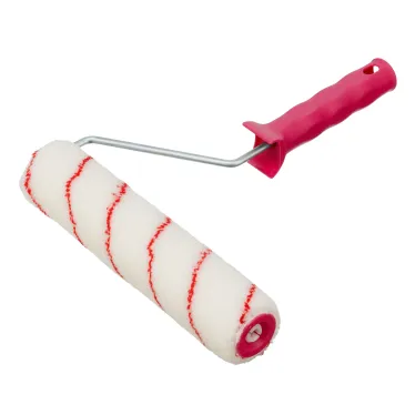 Валик в сборе НЕЙЛОН, 250 мм, ворс 9 мм, D 36 мм, D ручки 6 мм