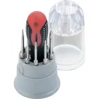                  Отвертка для точных работ Fusion + насадки, 11 пред., PH + SL + Torx, CrV, 3к рукоятка
               