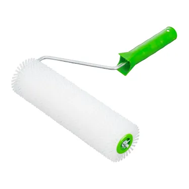 Валик игольчатый для наливных полов с ручкой, 240 мм