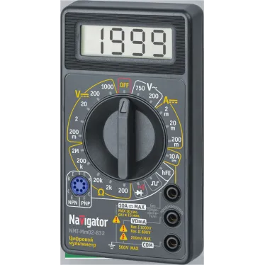 Мультиметр цифровой Navigator NMT-мм02-832 (832)