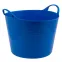 Ведро гибкое сверхпрочное, 40 л, синее, Россия