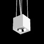 Светильник светодиодный DL-02 Cube подвесной 100х110 мм 12Вт 3000K 35° RAL9010 белый мат. | V1-R0-00360-30000-2001230 | VARTON