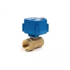 Шаровый кран 1" с электроприводом, 12V, 100мА, время откр/закр - 7/10 сек. | 168 | Бастион