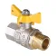 Кран шаровой газовый 1/2' ВН рукоятка бабочка VALGAS