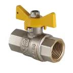                  Кран шаровой газовый 1/2' ВР рукоятка бабочка VALGAS
               