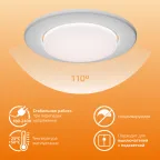 Лампа светодиодная LED 9 Вт 660 лм 3000К таблетка теплый GX53 AC 220В Elementary Gauss