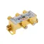 ДЕЛИТЕЛЬ  ТВ x 4 + 5шт. F   "BOX"  5-1000 МГц  "GOLD"  | 05-6103-1 | REXANT