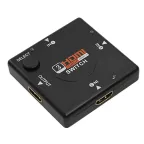                  Переключатель гнездо HDMI на 3 гнезда HDMI, без питания, пластик | 17-6912 | REXANT
               