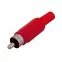 Разъем штекер RCA красный пайка REXANT | 14-0403 | REXANT