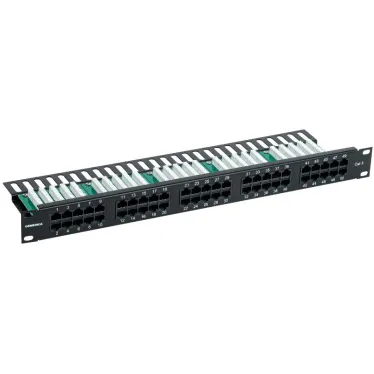 Патч-панель телеф. 1U кат. 3 RJ45 50 порт. (Krone) | PP50-1UC03U-K05-G | GENERICA
