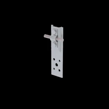 Прямой держатель болтовой для прутка Ø 5-10 мм H150 мм HD | DBP-H150-D5-10 HD | КМ-профиль