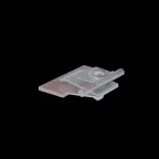 Фальцевый держатель H60 мм для прутка Ø 5-10 мм CU | FD-H60-D5-10 CU | КМ-профиль