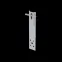 Прямой держатель зажимной для прутка Ø 5-8 мм H80 мм INOX304 | DZP-H80-D5-8 INOX304 | КМ-профиль