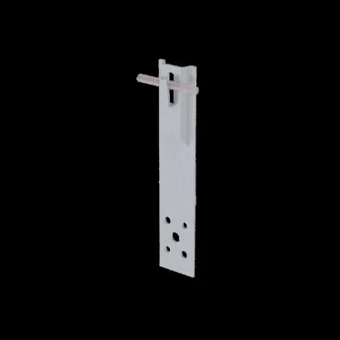 Прямой держатель зажимной для прутка Ø 5-8 мм H80 мм INOX304 | DZP-H80-D5-8 INOX304 | КМ-профиль