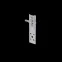 Прямой держатель болтовой для прутка Ø 5-10 мм H60 мм INOX304 | DBP-H60-D5-10 INOX304 | КМ-профиль