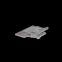 Фальцевый держатель H60 мм для прутка Ø 5-10 мм INOX304 | FD-H60-D5-10 INOX304 | КМ-профиль