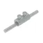 Двухболтовой сквозной соединитель прутка Ø 5-8 мм INOX304 | 2SS-D5-8 INOX304 | КМ-профиль