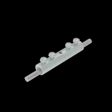 Четырехболтовой сквозной соединитель прутка Ø 5-10 мм INOX304 | 4SS-D5-10 INOX304 | КМ-профиль