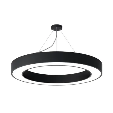 Светильник светодиодный Geometria Ring SPO-134-B-40K-056 56Вт 4000К 4200Лм IP40 800*800*80 черный подвесной | Б0050565 | ЭРА