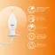 Лампа светодиодная LED 10 Вт 710 лм 3000К свеча теплый E14 AC 220В Elementary Gauss