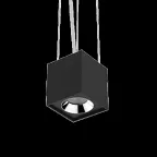 Светильник светодиодный DL-02 Cube подвесной 100х110 мм 12Вт 4000K 35° RAL9005 черный муар | V1-R0-90360-30000-2001240 | VARTON